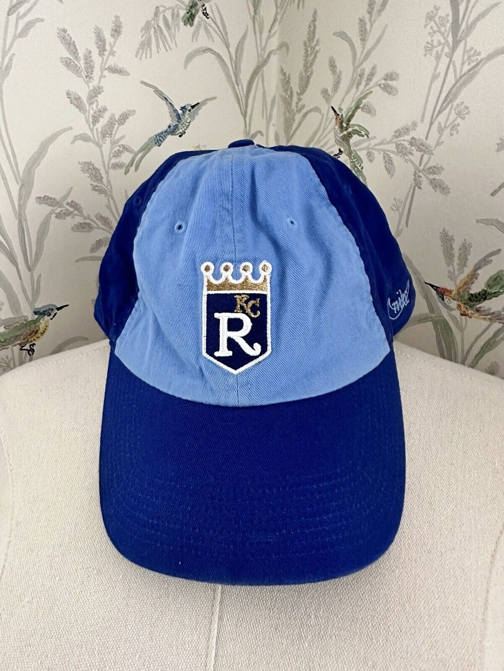 Vintage Kansas City Royals Hat Cap Strap Back Blue Adjustable Baseball MLB Nike